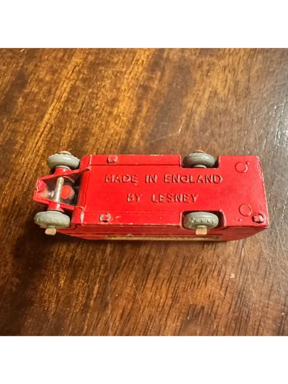 Vintage Lesney Red Matchbox Double-Decker Bus No.5
